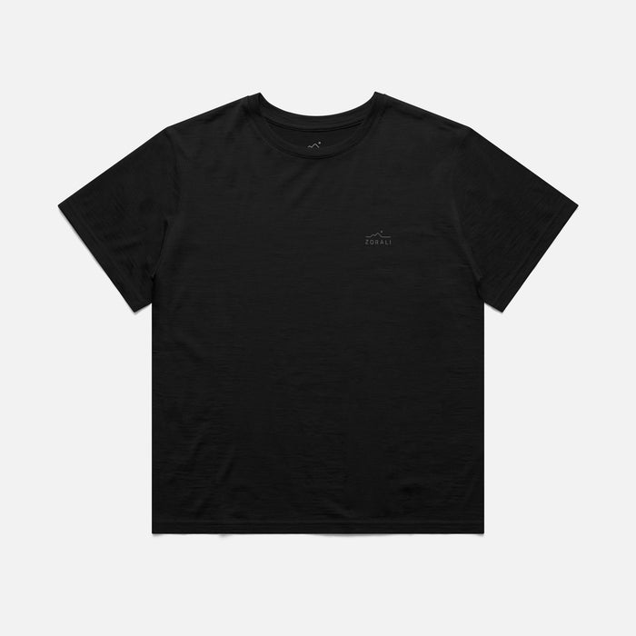 Womens Merino T-Shirt Charcoal