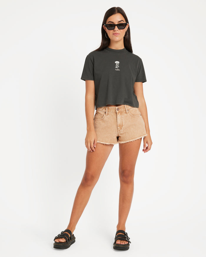 Womens Oz Dial Crop Tee