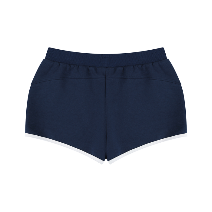Women's Retro Contrast Binding Shorts