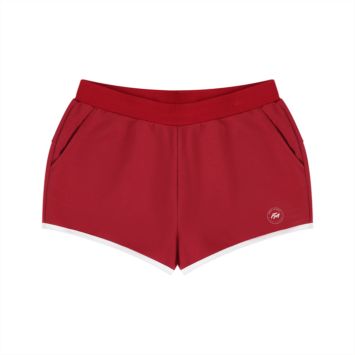 Women's Retro Contrast Binding Shorts