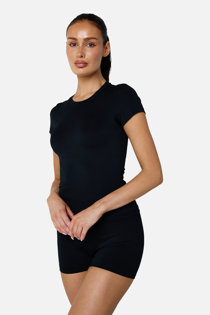 Womens Sculpt Core Cycling Short - Black