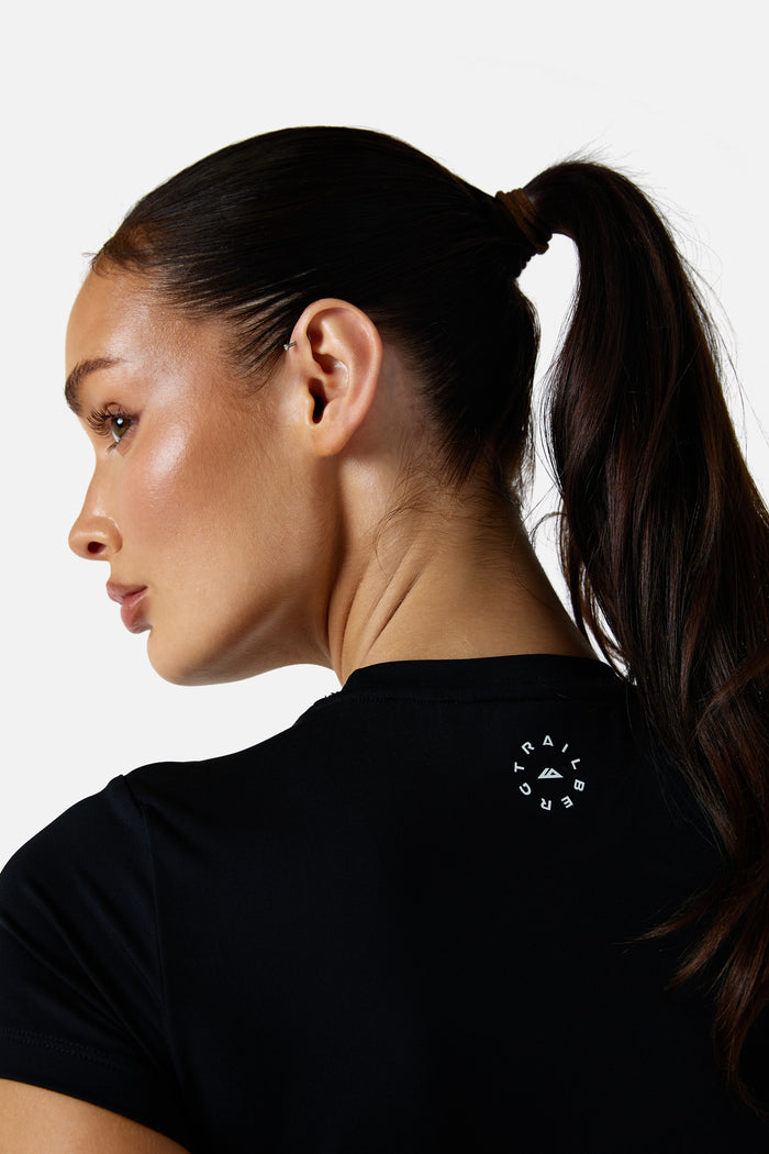 Womens Sculpt Core Tee - Black