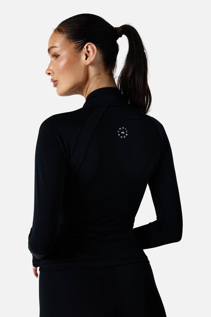 Womens Sculpt Core Track Jacket - Black