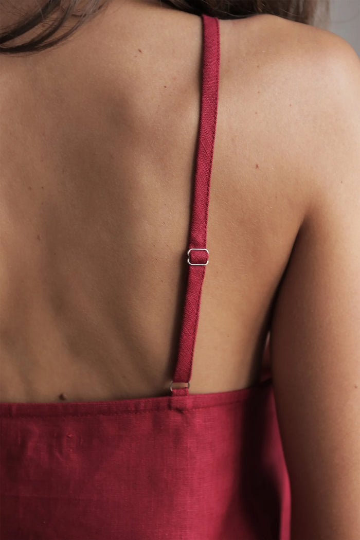 Women’s Strap Linen Top CLARY - IN STOCK