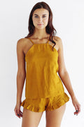 Women’s Strap Linen Top CLARY - IN STOCK