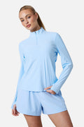 Womens Tide 1/4 Zip - Arctic Veil