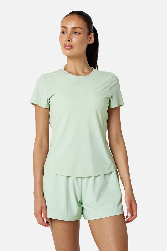 Womens Tide Tee - Pistachio Cream