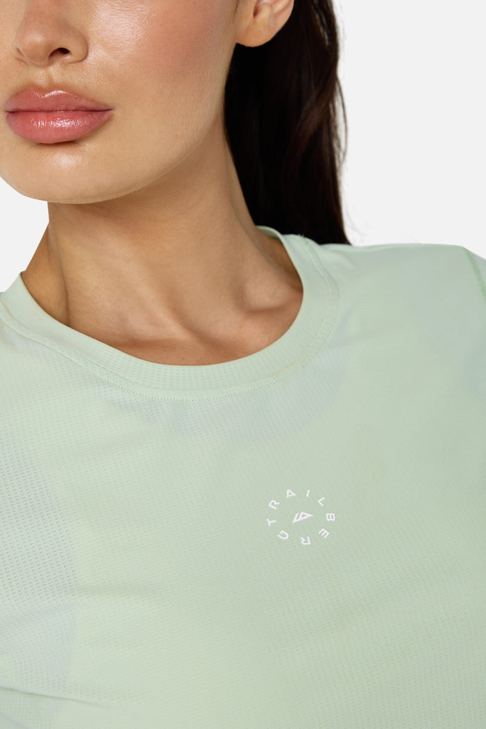 Womens Tide Tee - Pistachio Cream