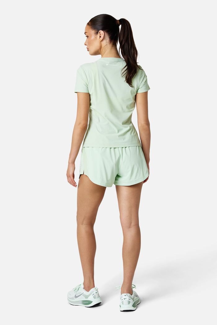 Womens Tide Tee - Pistachio Cream