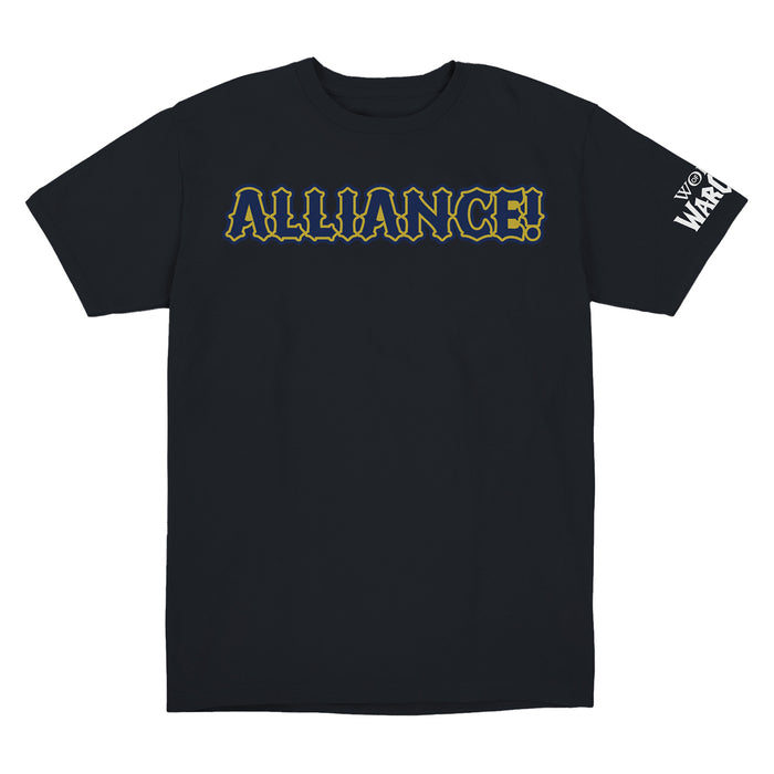 World of Warcraft Alliance Banner Blue T-Shirt - Front View