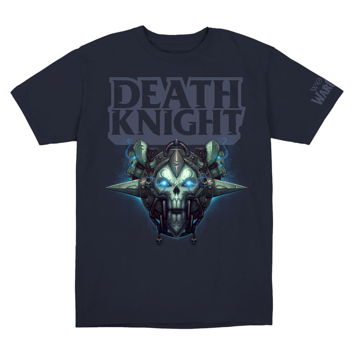 World of Warcraft Death Knight Crest Black T-Shirt - Front View