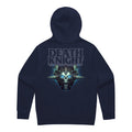 World of Warcraft Death Knight Crest Navy Pullover Hoodie - Back View