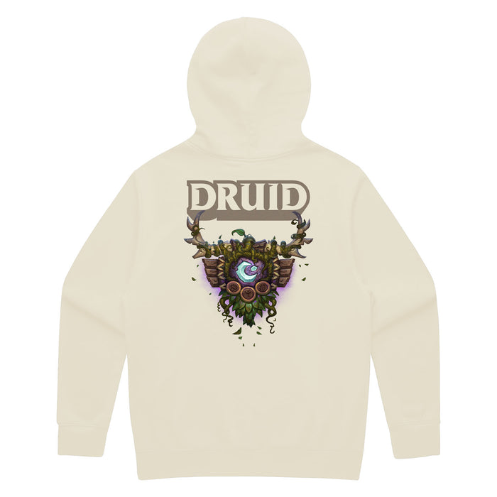 World of Warcraft Druid Crest Cream Pullover Hoodie - Back View