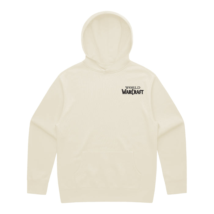 World of Warcraft Druid Crest Cream Pullover Hoodie - Front View