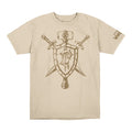 World of Warcraft Go With Honor Tan T-Shirt - Front View