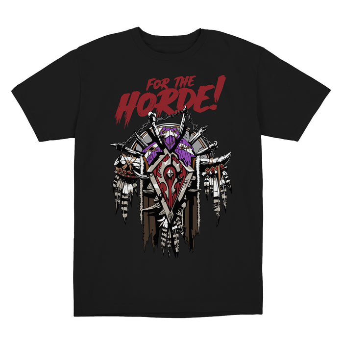 World of Warcraft Horde Crest Black T-Shirt - Front View