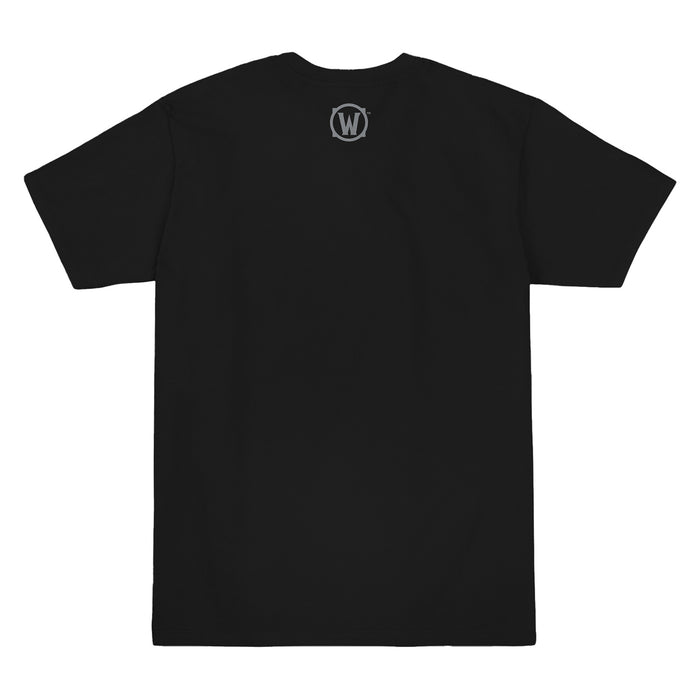 World of Warcraft Horde Crest Black T-Shirt - Back View