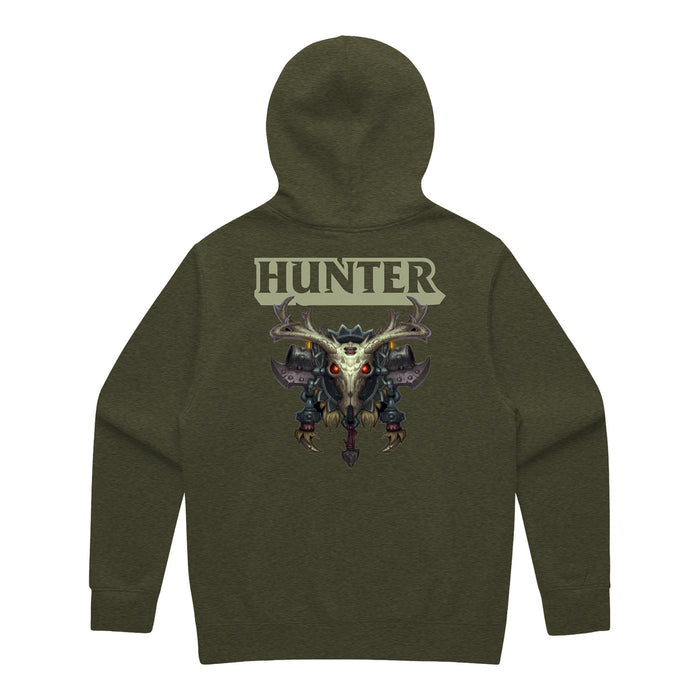 World of Warcraft Hunter Crest Green Pullover Hoodie - Back View
