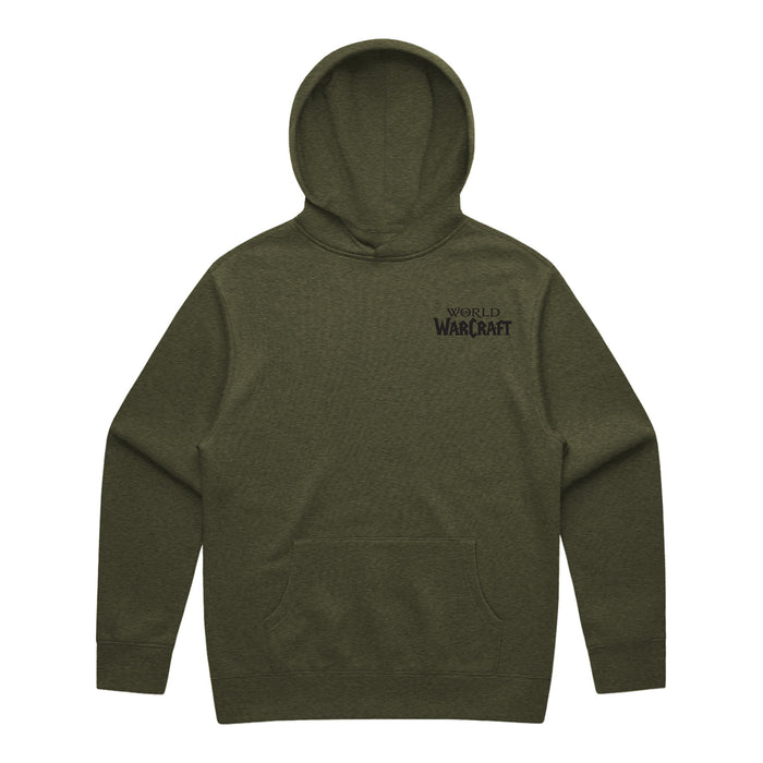 World of Warcraft Hunter Crest Green Pullover Hoodie - Front View