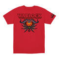 World of Warcraft Warlock Crest Red T-Shirt - Front View