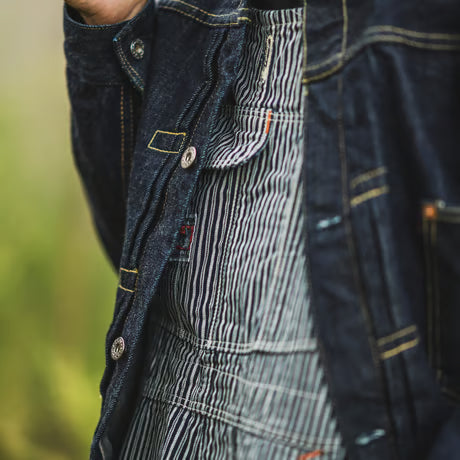 Wrecking Crew Pants Random Hickory Stripe / One-Wash